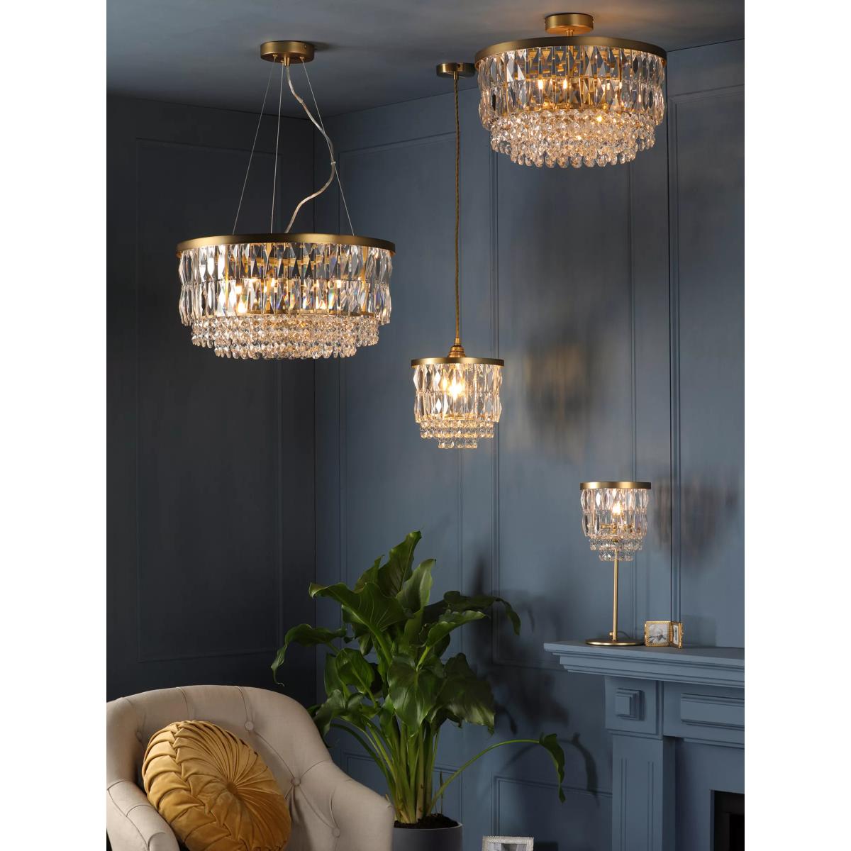 Laura Ashley Rhosill Table Lamp, Metallic Brass – image 3