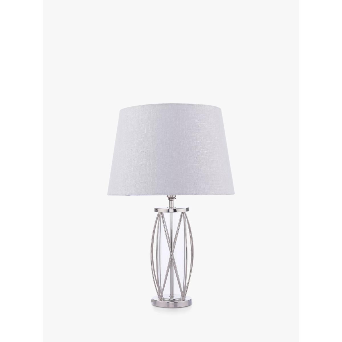 Laura Ashley Beckworth Petite Table Lamp, Polished Nickel – image 2