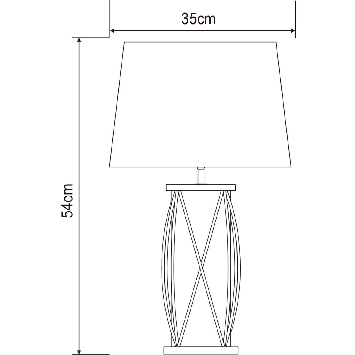 Laura Ashley Beckworth Petite Table Lamp, Polished Nickel – image 6