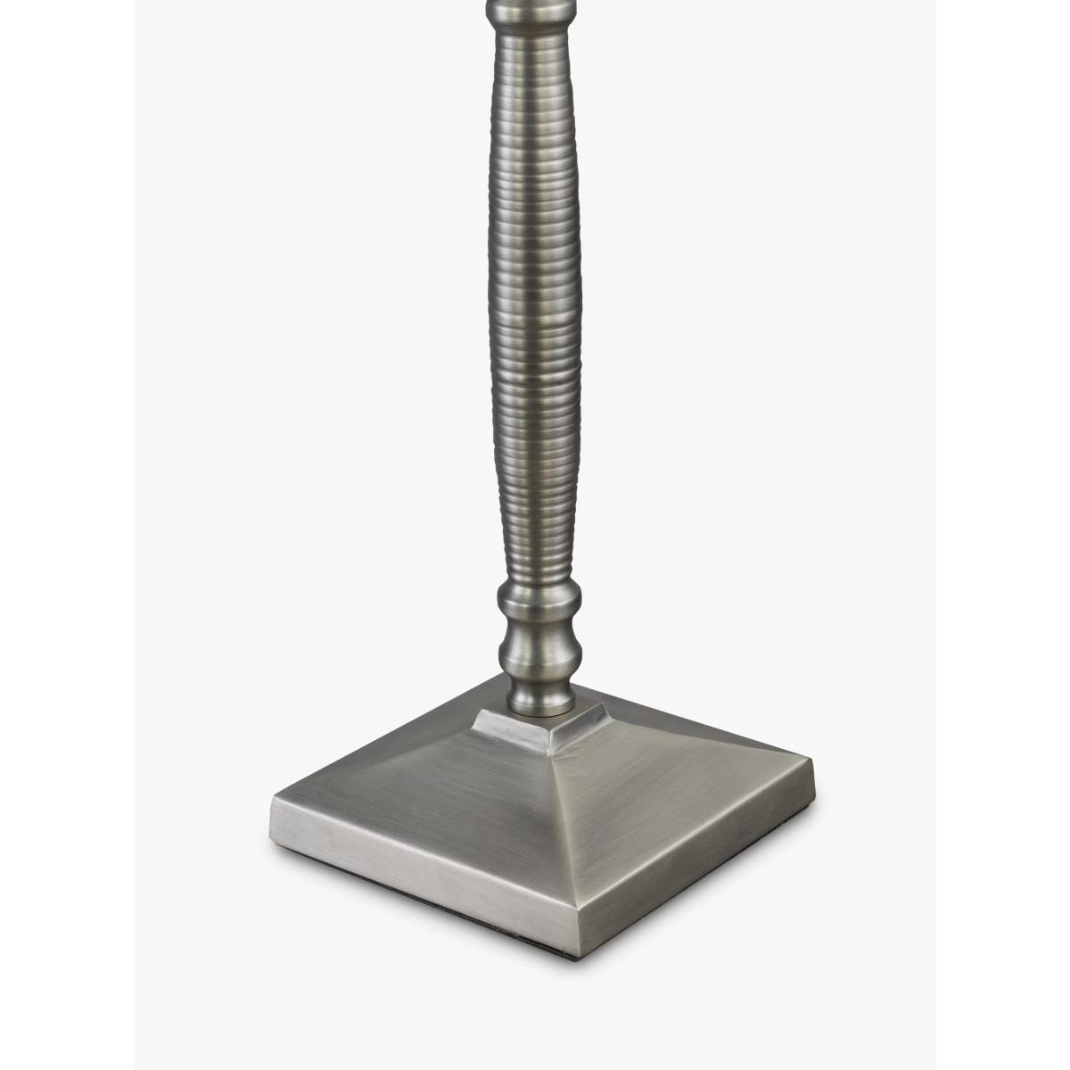 John Lewis & Partners Merek Candlestick Table Lamp, Antique Nickel – image 3