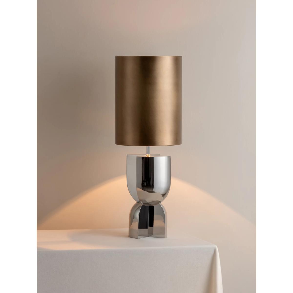 Lights & Lamps x Elle Decoration Edition 1.5 & Edition 1.9 Table Lamp, Silver/Brass – image 2