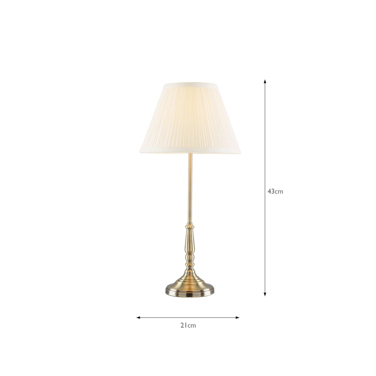 Laura Ashley Elliot Small Table Lamp, Brass – image 5
