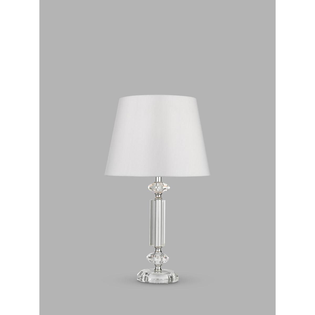 John Lewis & Partners Crystal Column Table Lamp, Clear – image 1