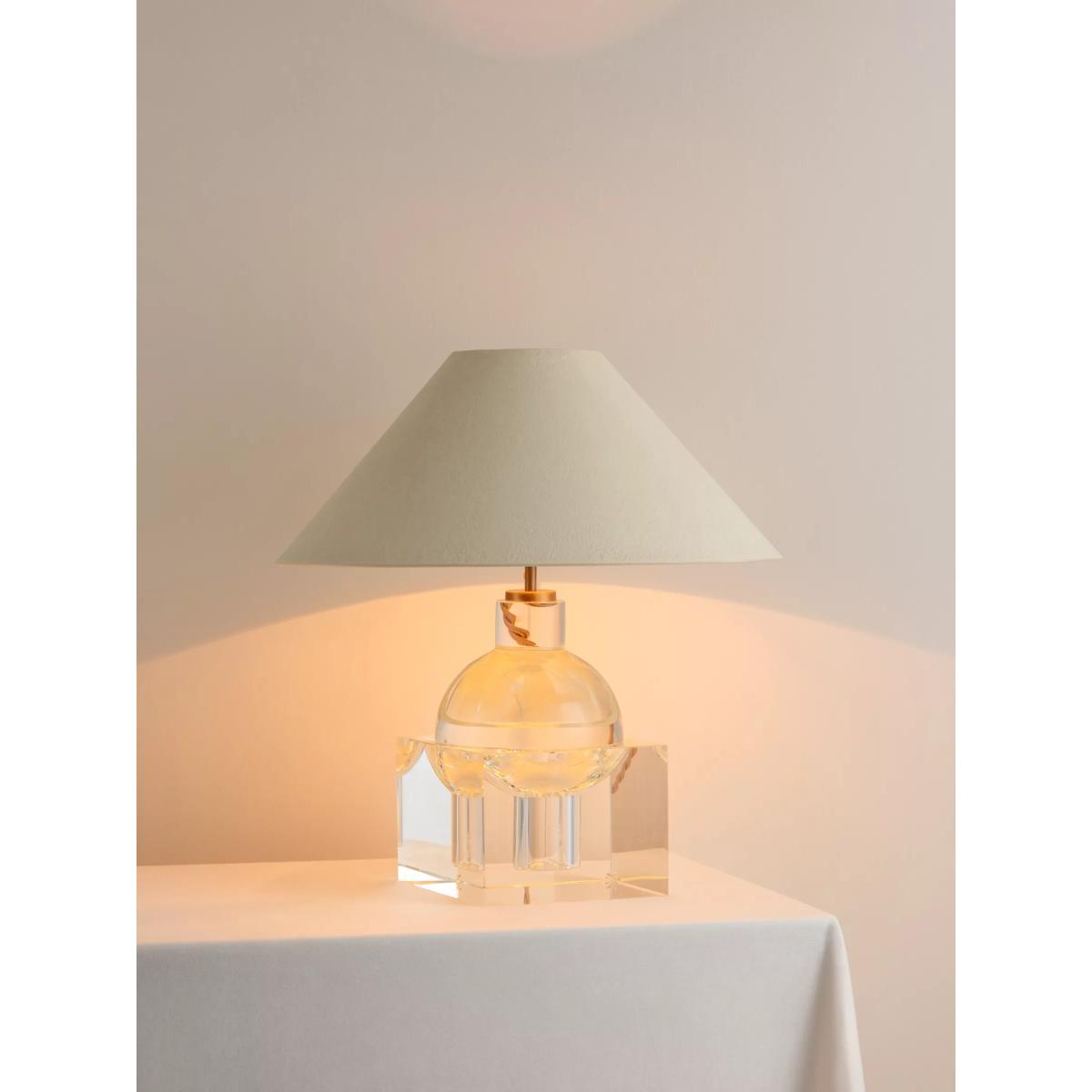 Lights & Lamps x Elle Decoration Edition 1.4 & Edition 1.10 Table Lamp, Clear/Cream – image 2