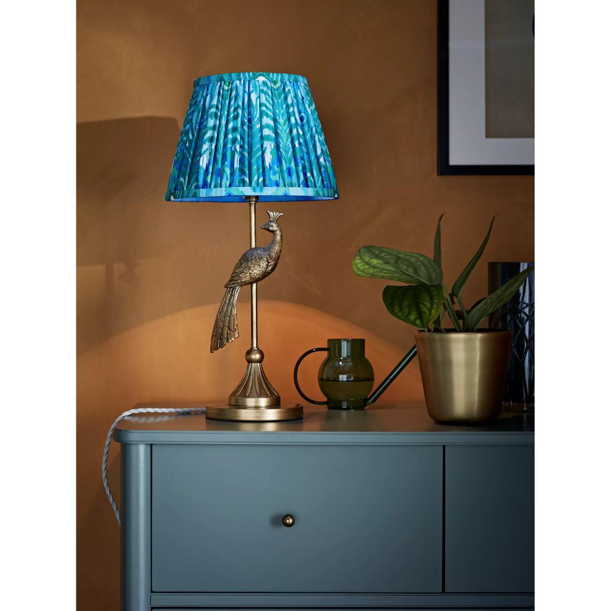 John Lewis & Partners + Matthew Williamson Peacock Lamp Base, Gold, H38cm – image 2
