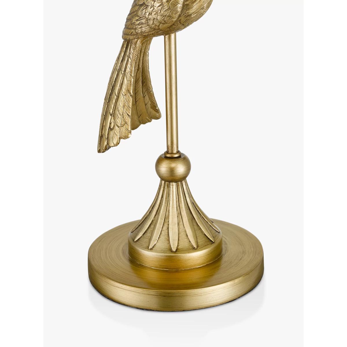 John Lewis & Partners + Matthew Williamson Peacock Lamp Base, Gold, H38cm – image 3