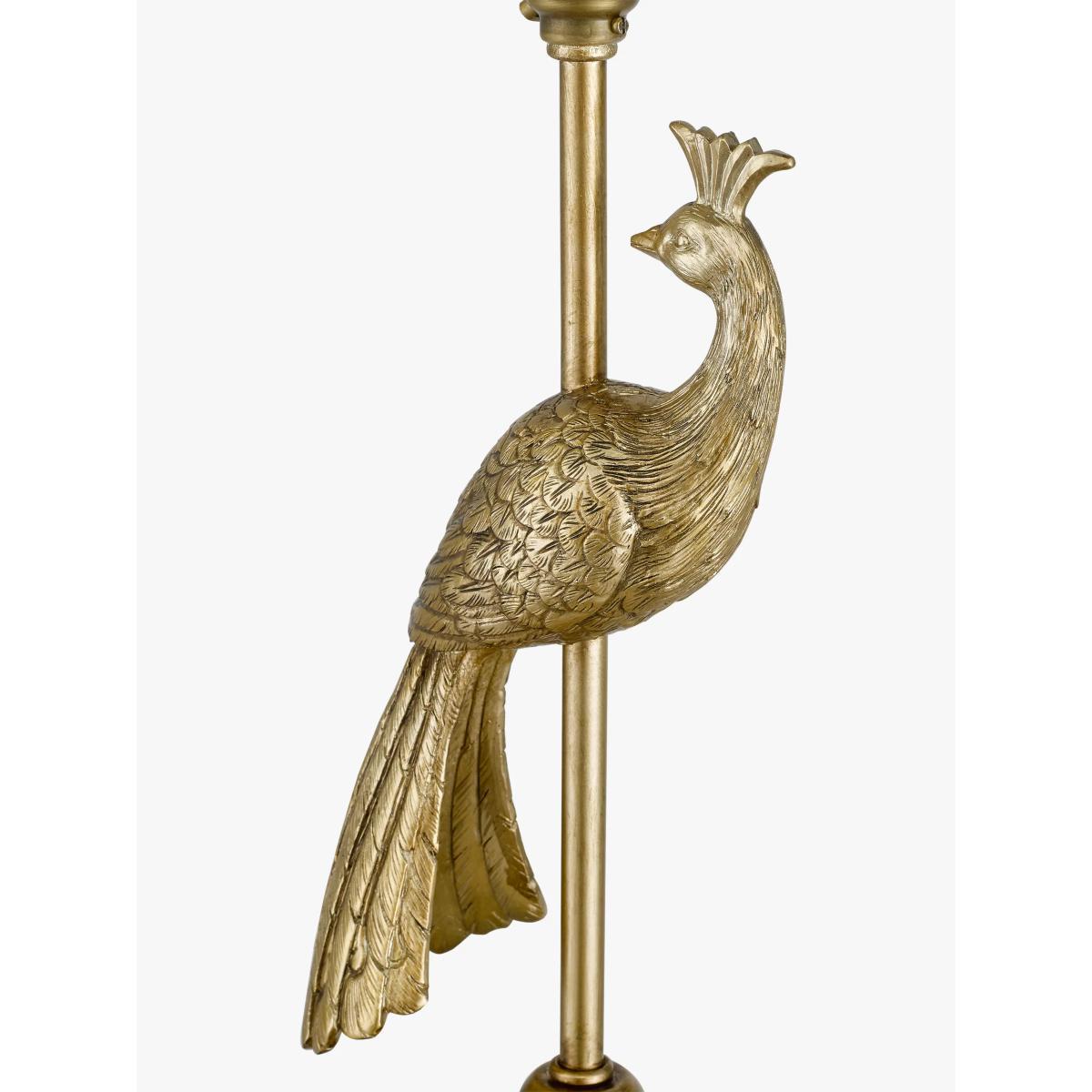 John Lewis & Partners + Matthew Williamson Peacock Lamp Base, Gold, H38cm – image 4