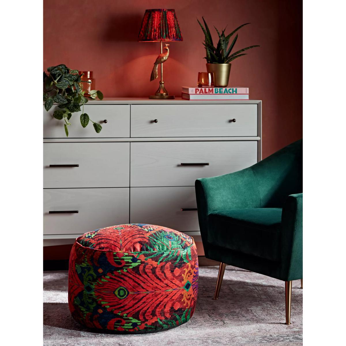 John Lewis & Partners + Matthew Williamson Peacock Lamp Base, Gold, H38cm – image 5