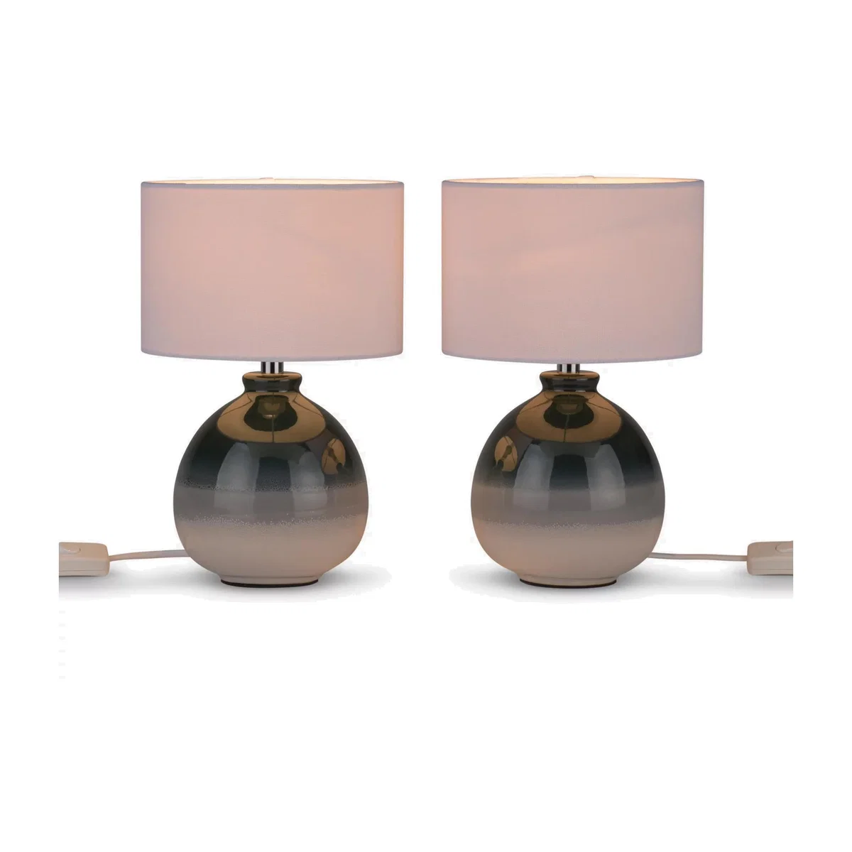 John Lewis & Partners Martha Ceramic Table Lamps, Set of 2 – image 1