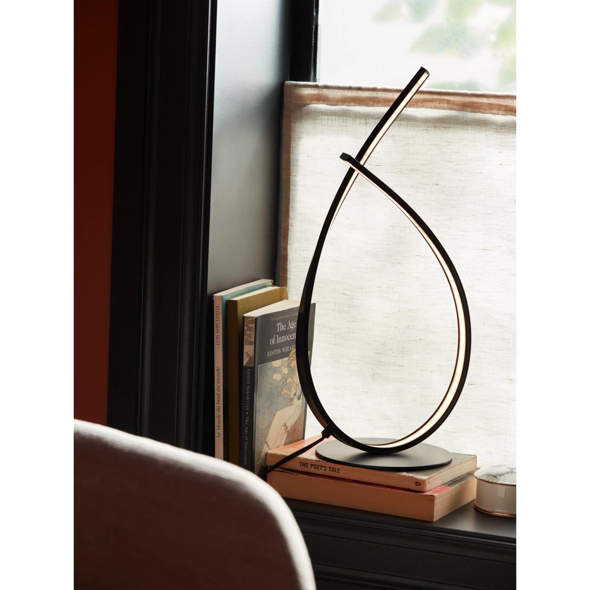John Lewis Swoop LED Table Lamp, Black – image 2