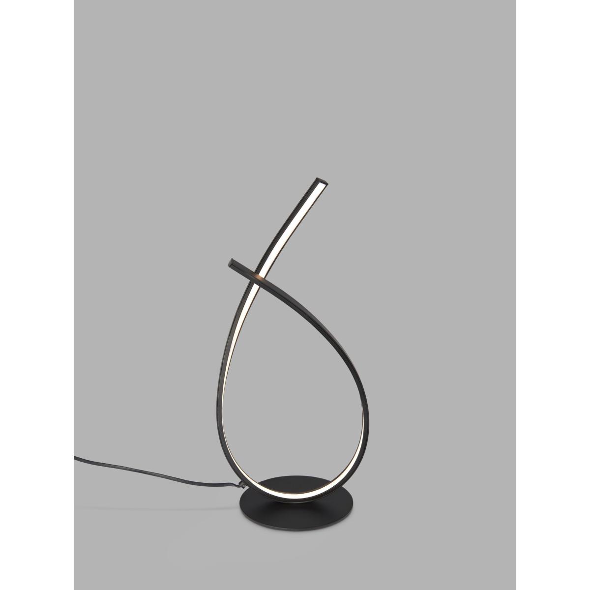 John Lewis Swoop LED Table Lamp, Black – image 4