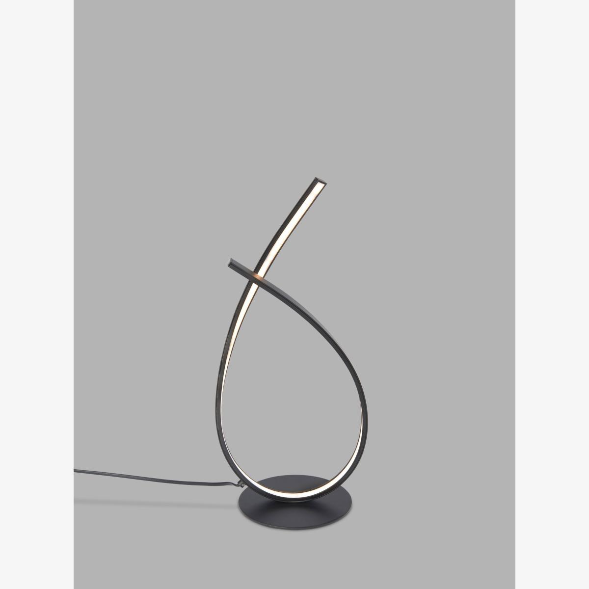 John Lewis Swoop LED Table Lamp, Black – image 1