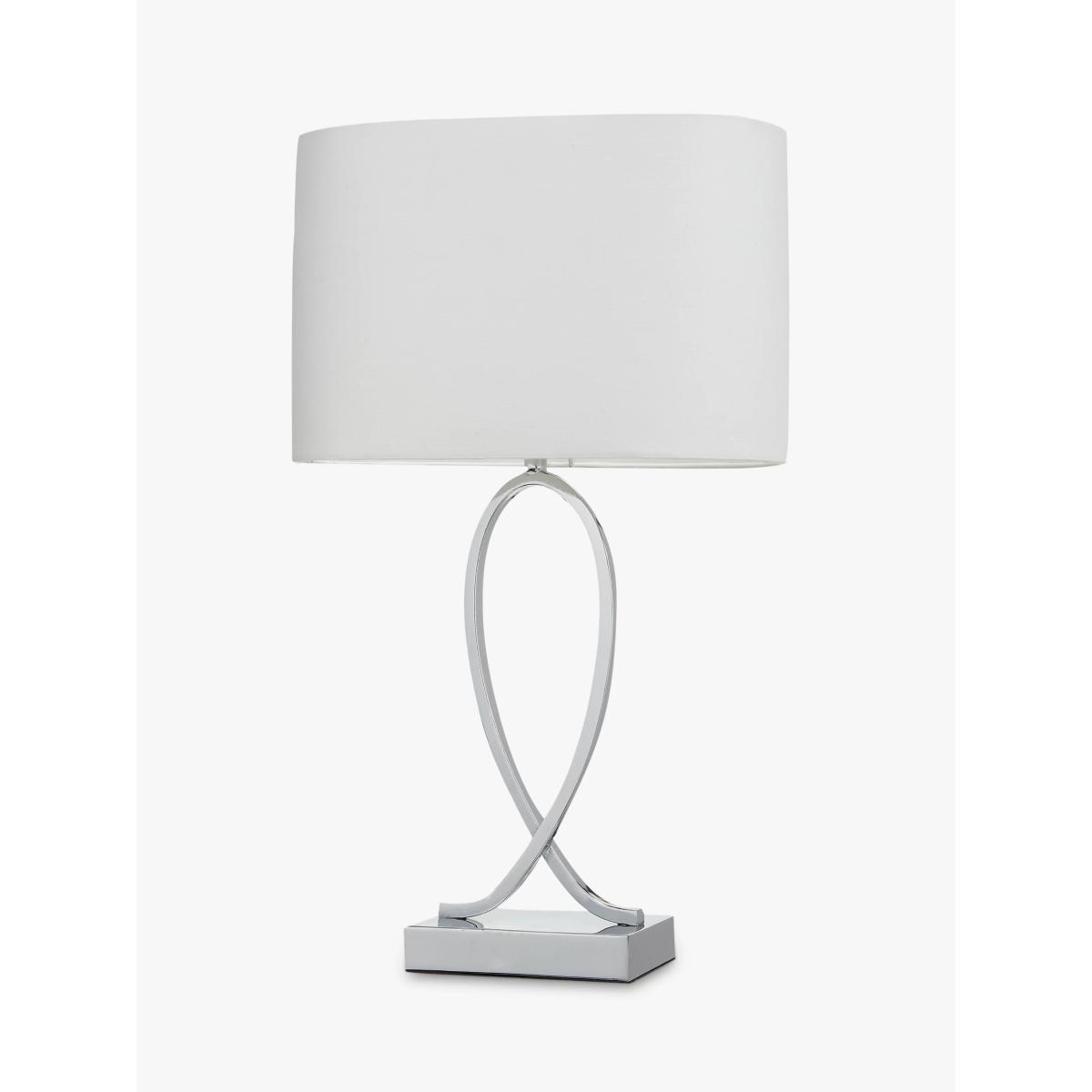 John Lewis & Partners New Tom Table Touch Lamp, Chrome – image 3
