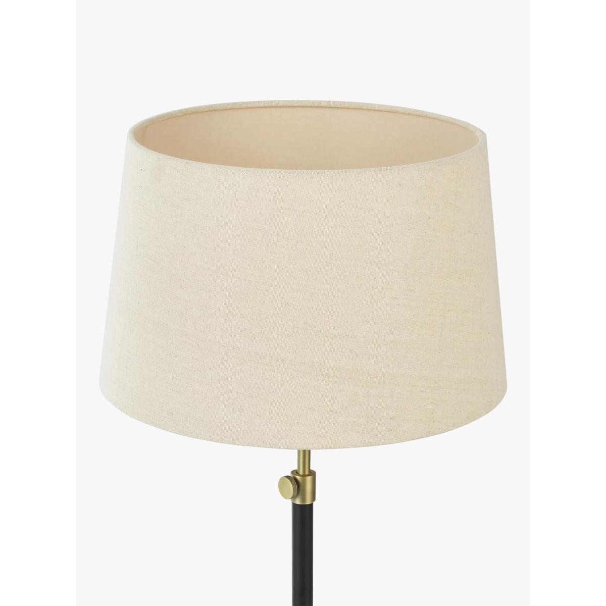 John Lewis Decorah Telescopic Table Lamp, Painted Black/Brass – image 4