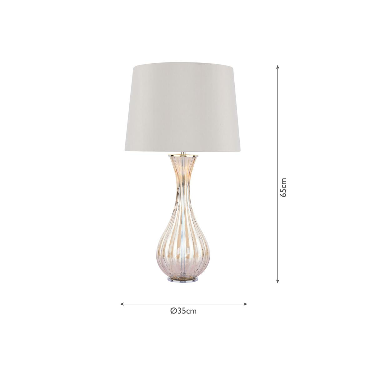 Laura Ashley Nevern Table Lamp, Champagne – image 6