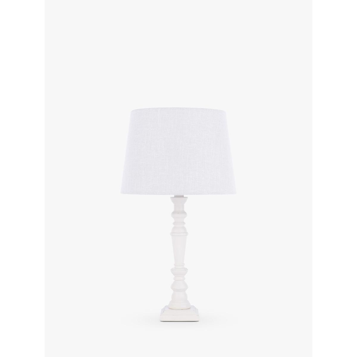 Laura Ashley Tate Candlestick Table Lamp, Matt White – image 5