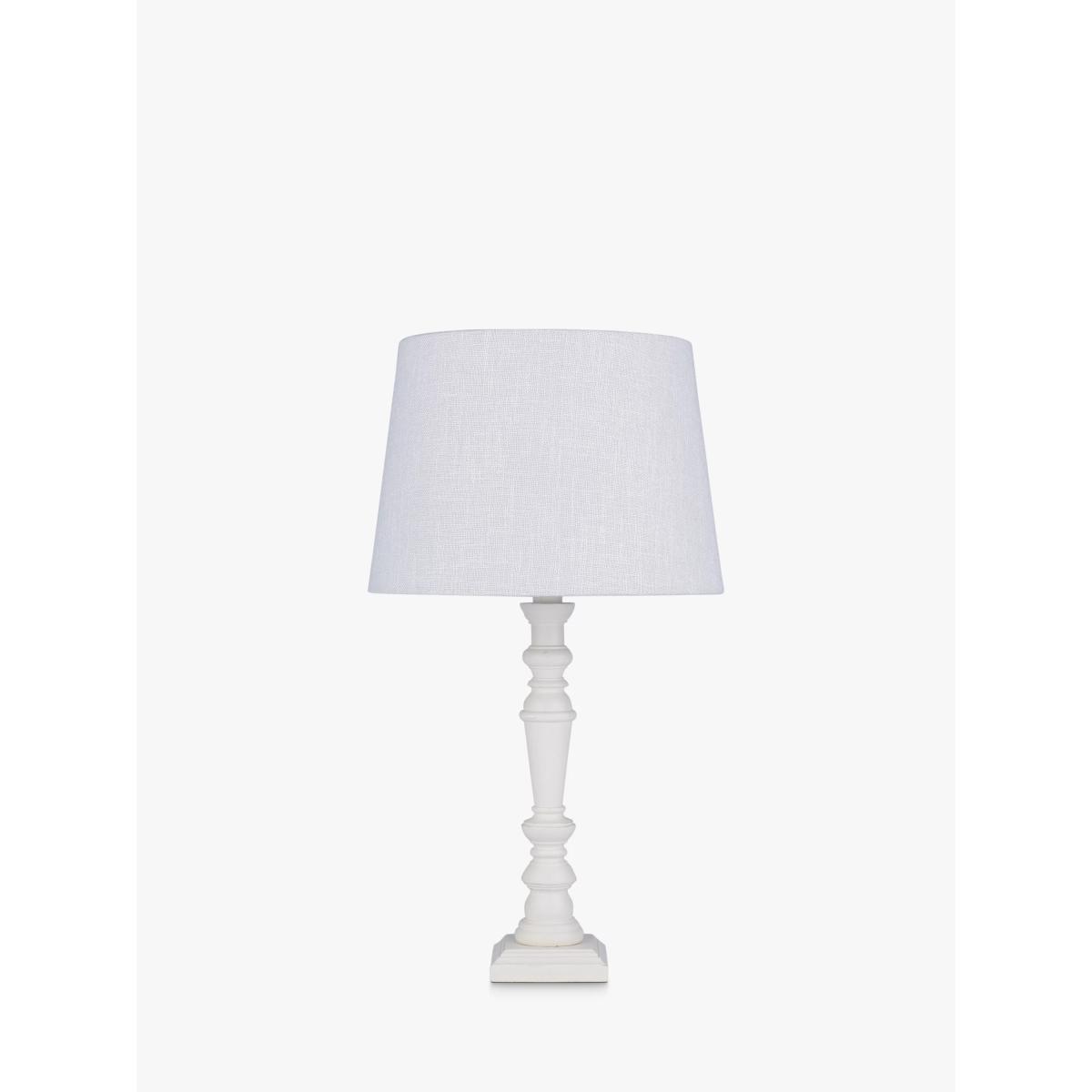 Laura Ashley Tate Candlestick Table Lamp, Matt White – image 8