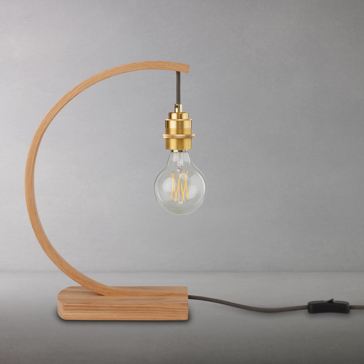 Tom Raffield Hanter Table Lamp, Oak – image 2