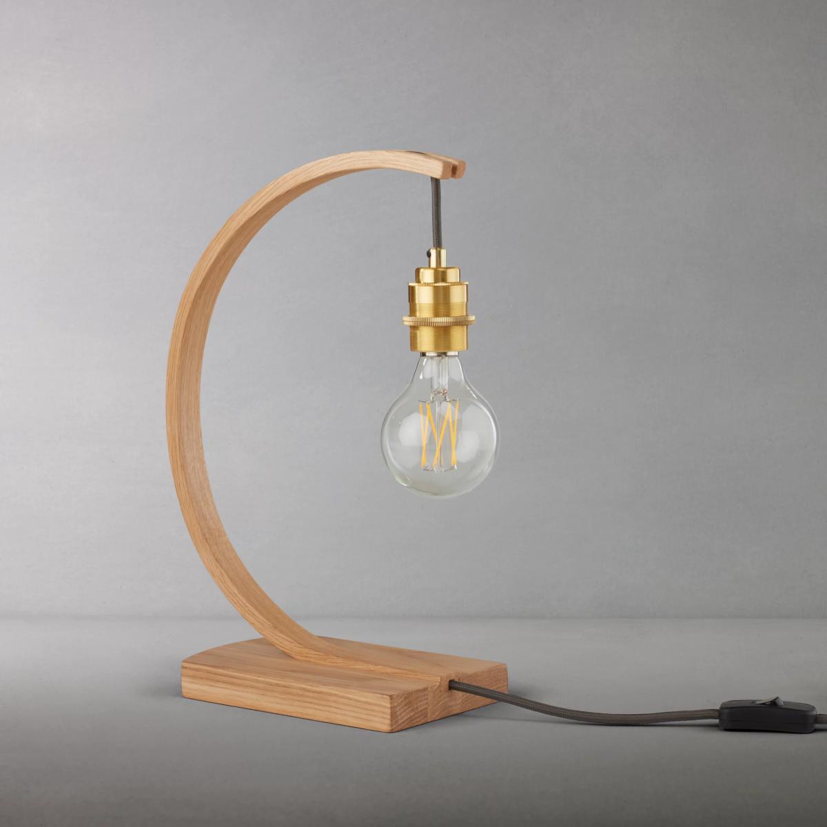Tom Raffield Hanter Table Lamp, Oak – image 5