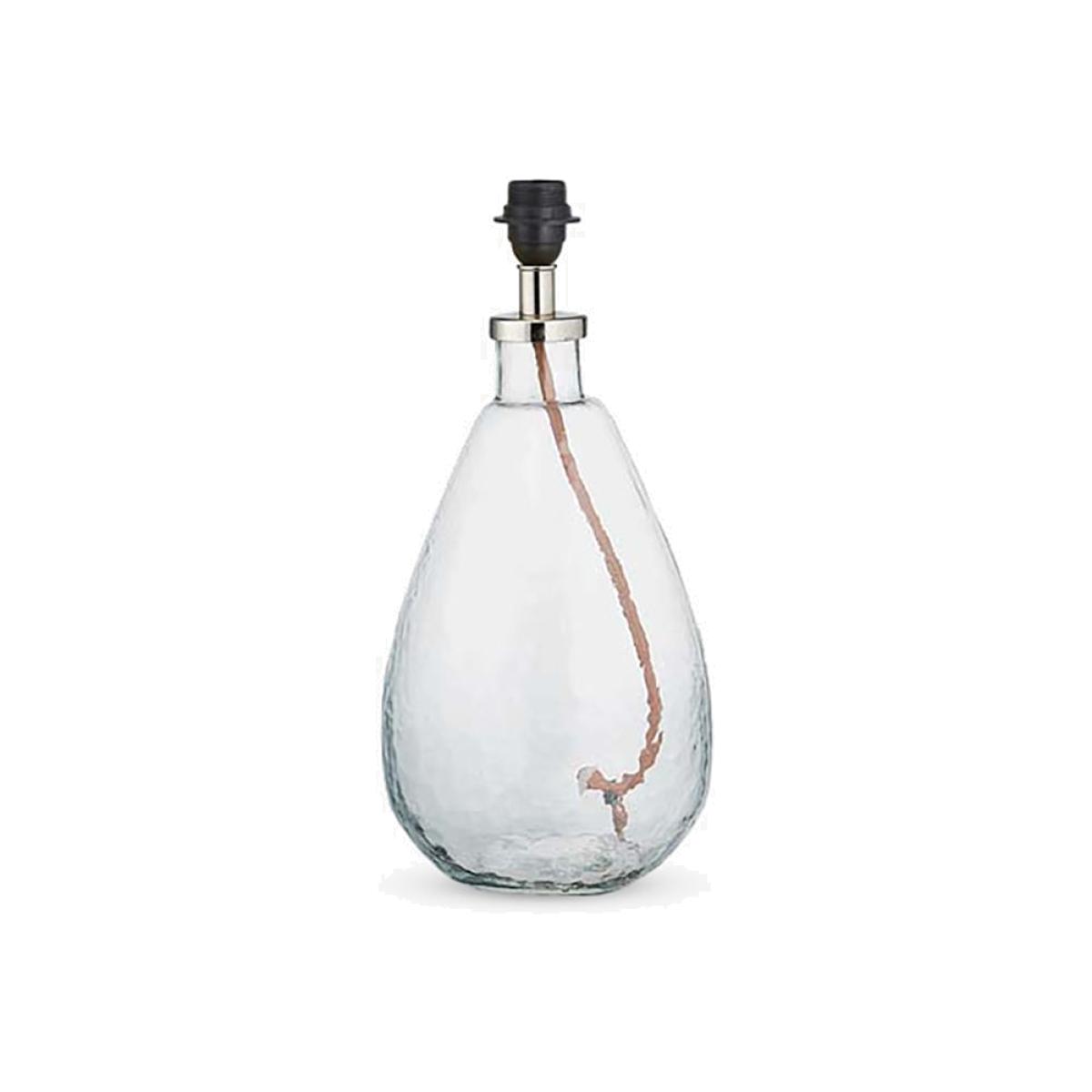 Nkuku Baba Small Tall Glass Lamp Base – image 1