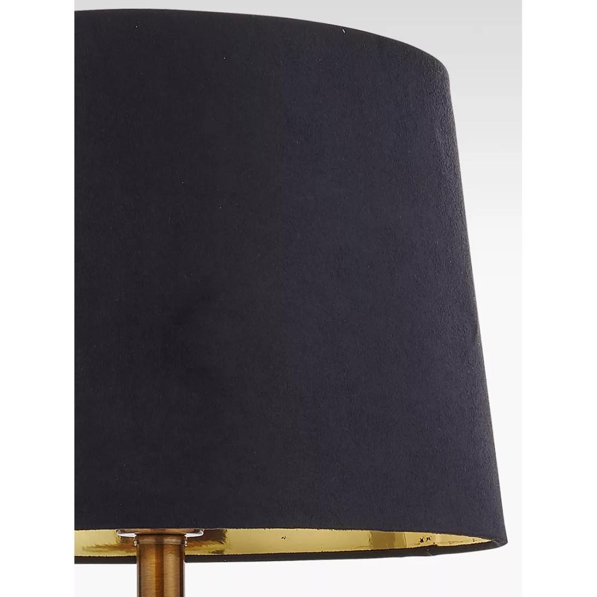 Bay Lighting Liza Glass Table Lamp, Clear/Antique Brass – image 3