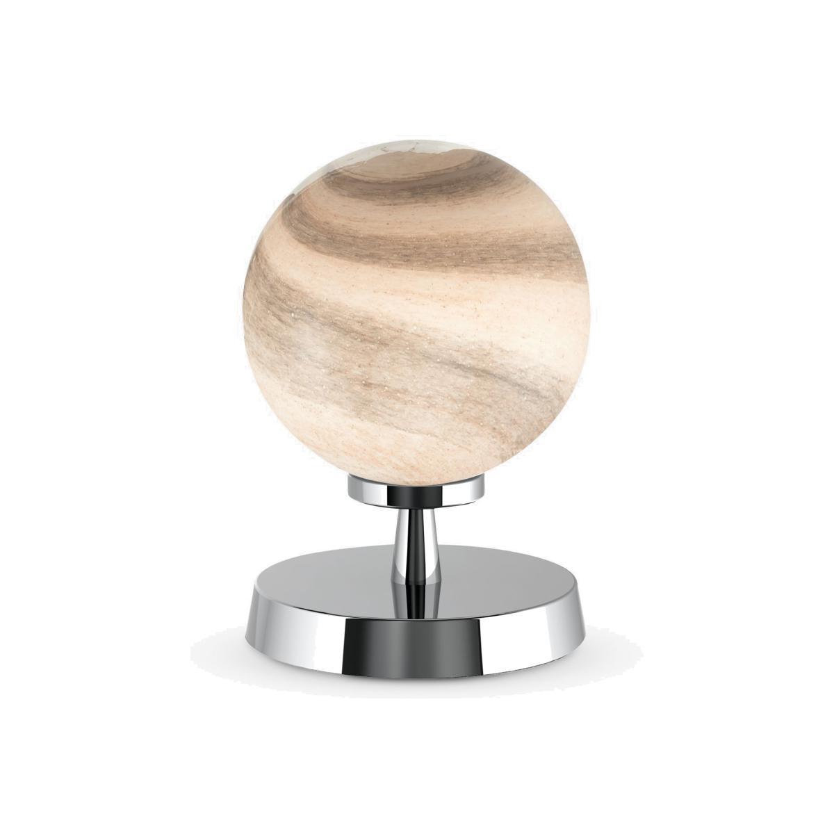 Där Esben Planet Touch Table Lamp, Polished Chrome – image 1