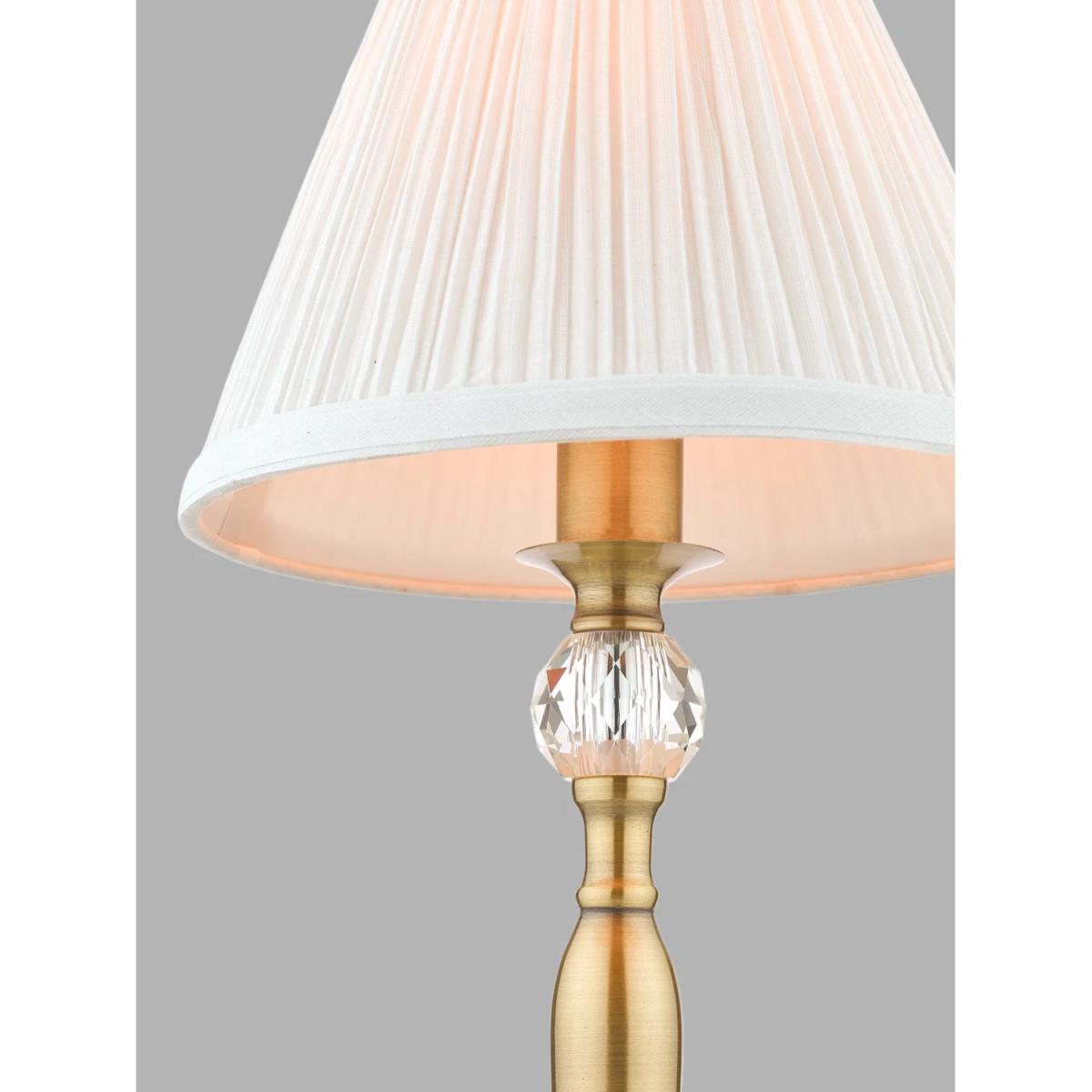 Laura Ashley Ellis Glass Ball Table Lamp – image 4