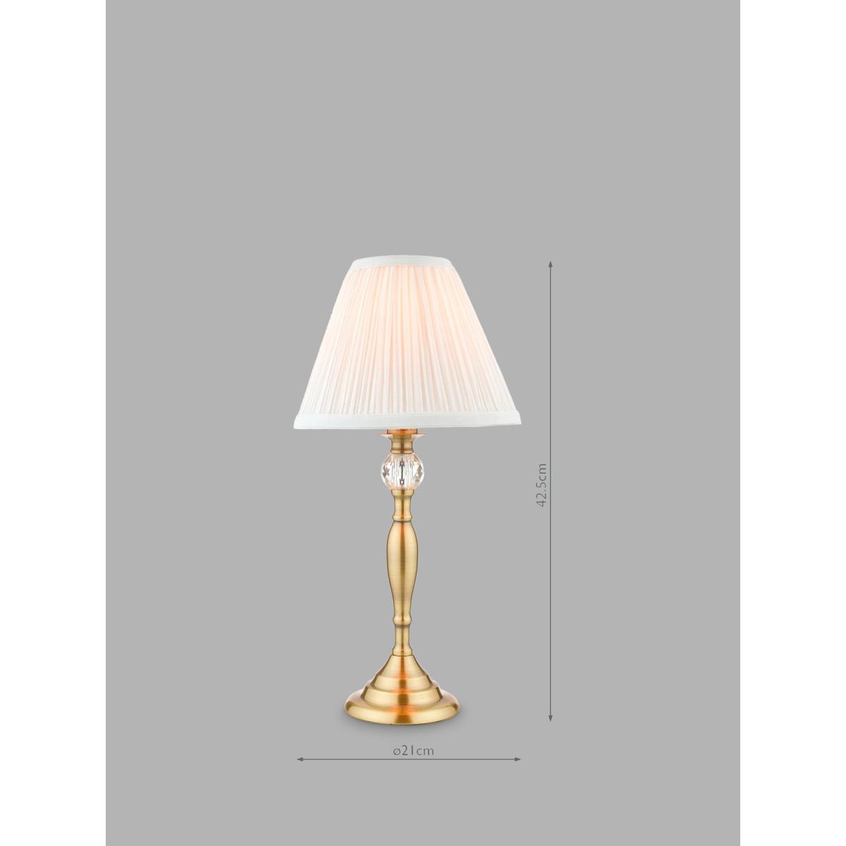 Laura Ashley Ellis Glass Ball Table Lamp – image 6