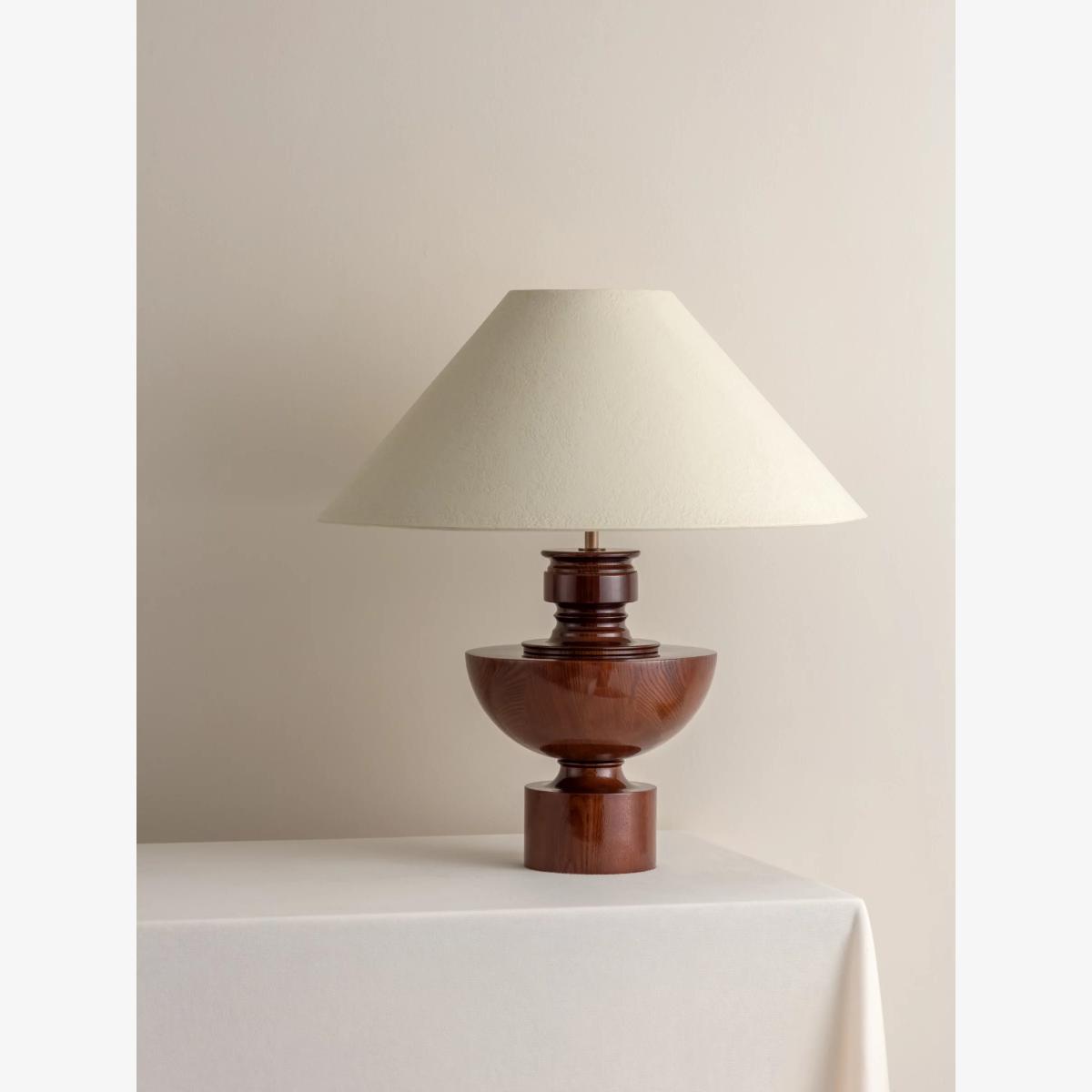 Lights & Lamps x Elle Decoration Edition 1.2 & Edition 1.10 Spun Wood Table Lamp – image 1