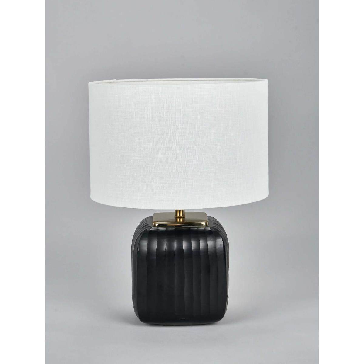 Pacific Lifestyle Anais Cut Glass Table Lamp, Black – image 2