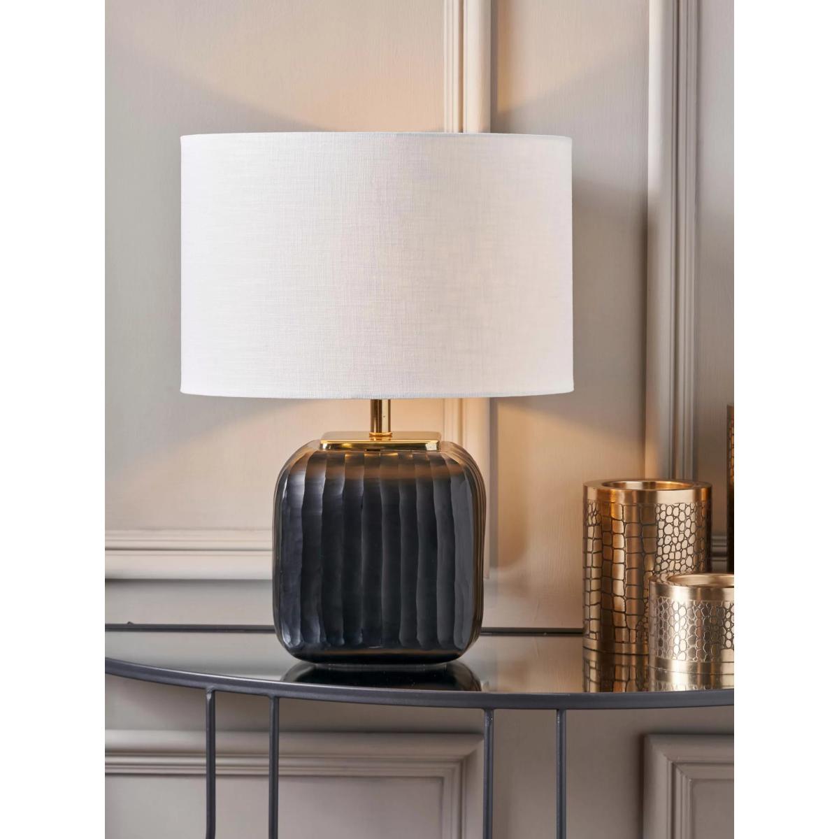 Pacific Lifestyle Anais Cut Glass Table Lamp, Black – image 3