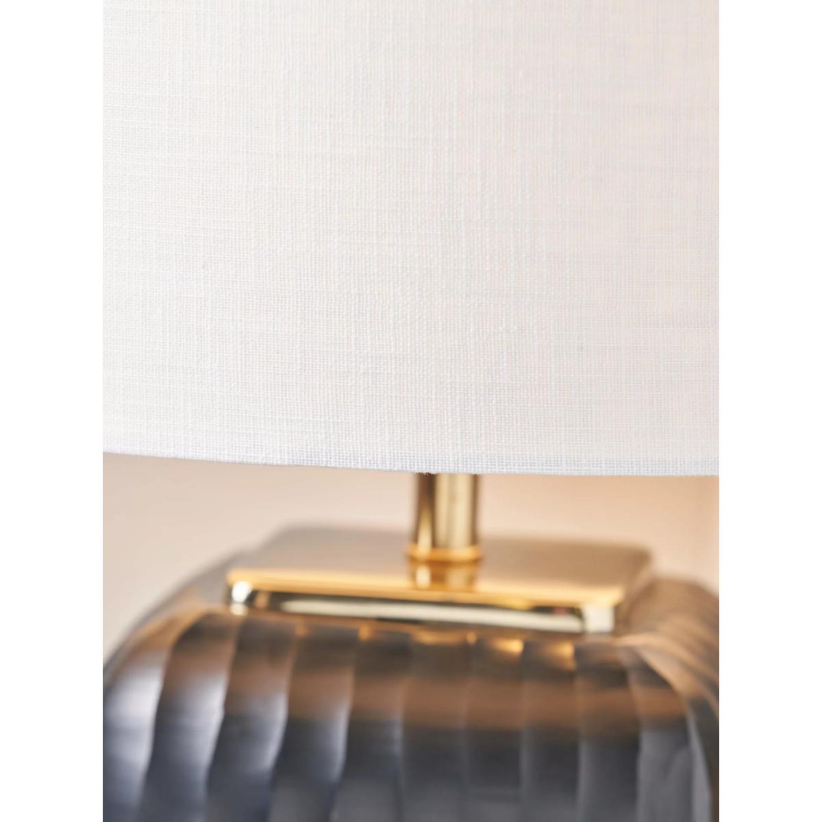 Pacific Lifestyle Anais Cut Glass Table Lamp, Black – image 5
