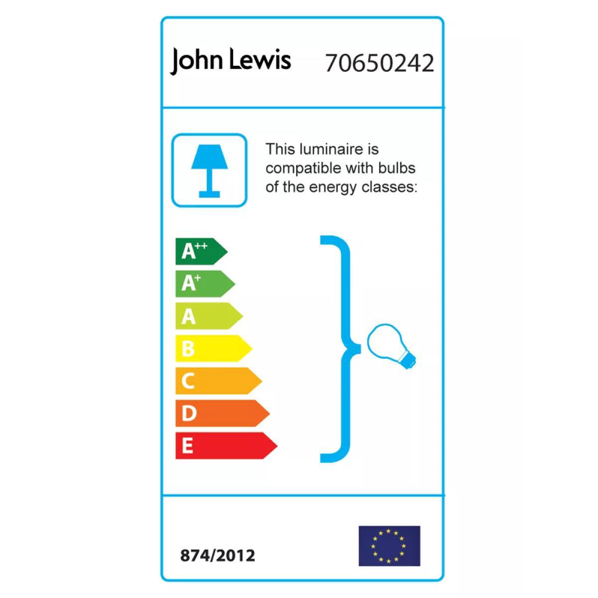 John Lewis & Partners Oberon Holographic Table Light, Multi – image 6