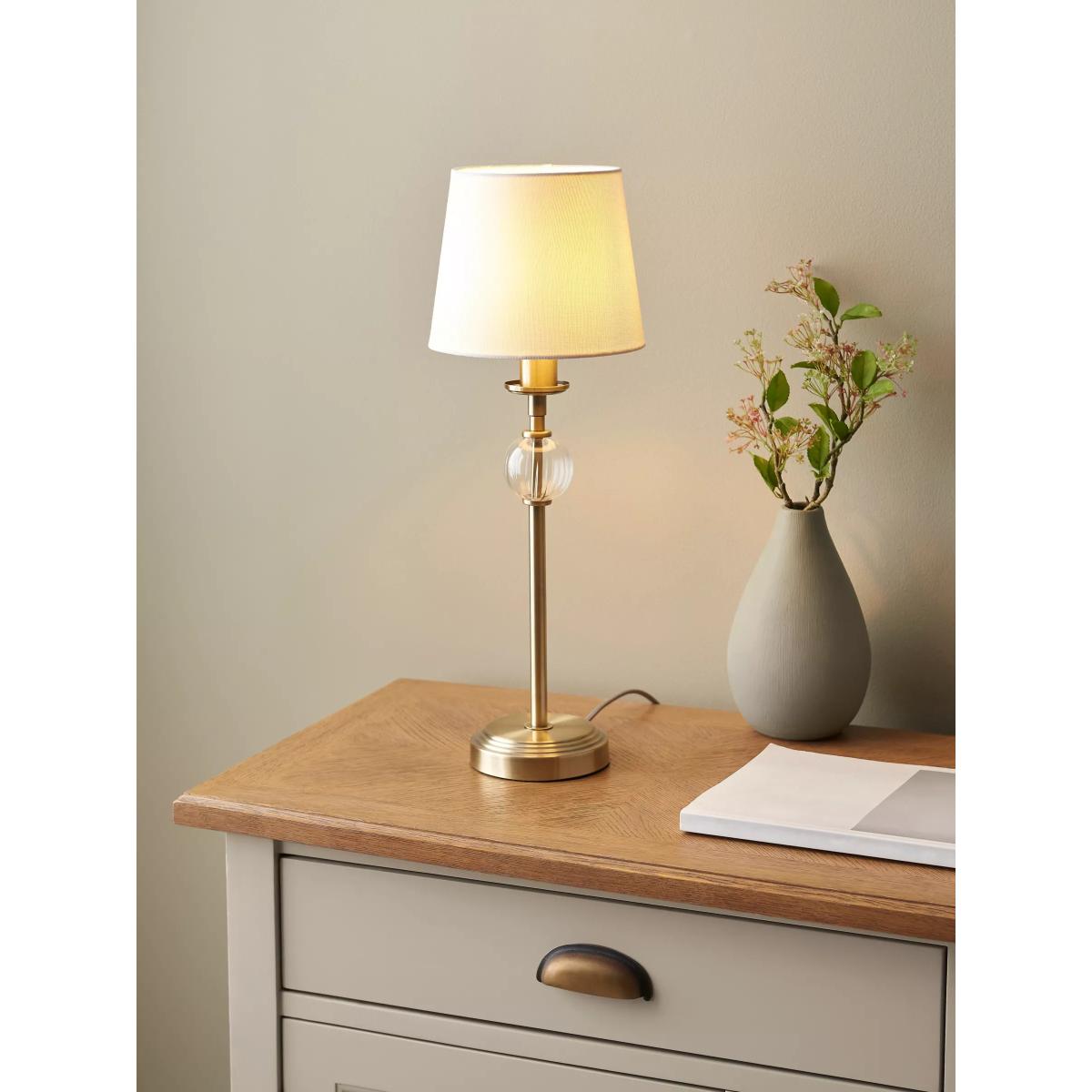 John Lewis Haverstock Table Lamp, Antique Brass – image 6