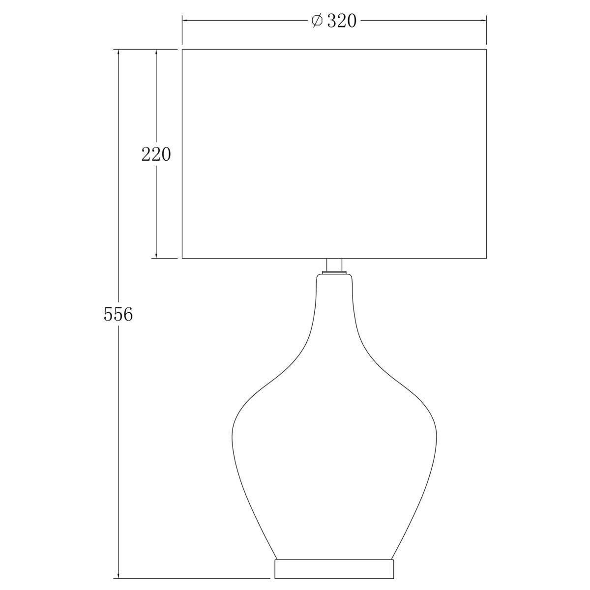 John Lewis & Partners Ursula Glass Table Lamp – image 7