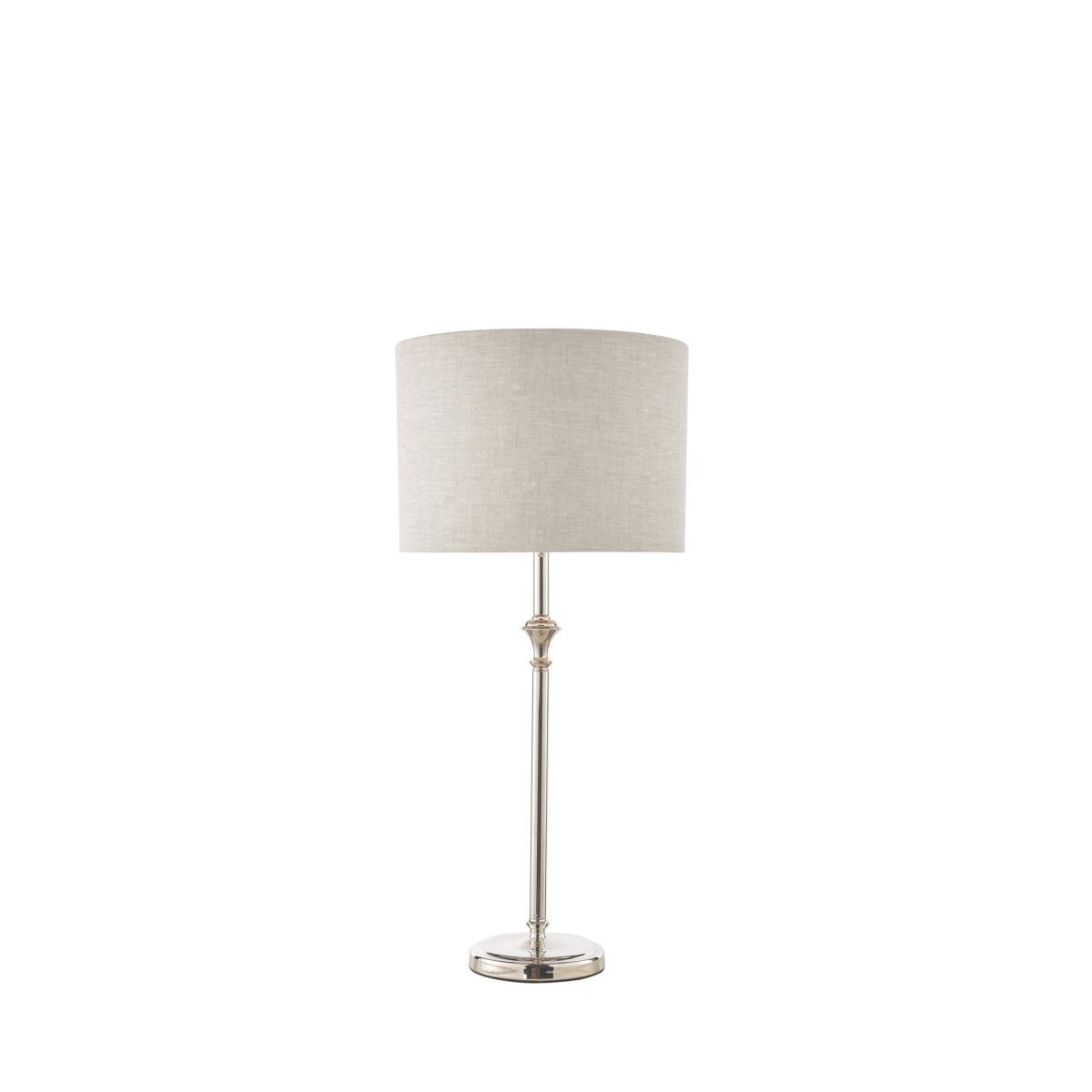 Laura Ashley Highgrove Table Lamp, Polished Nickel – image 3