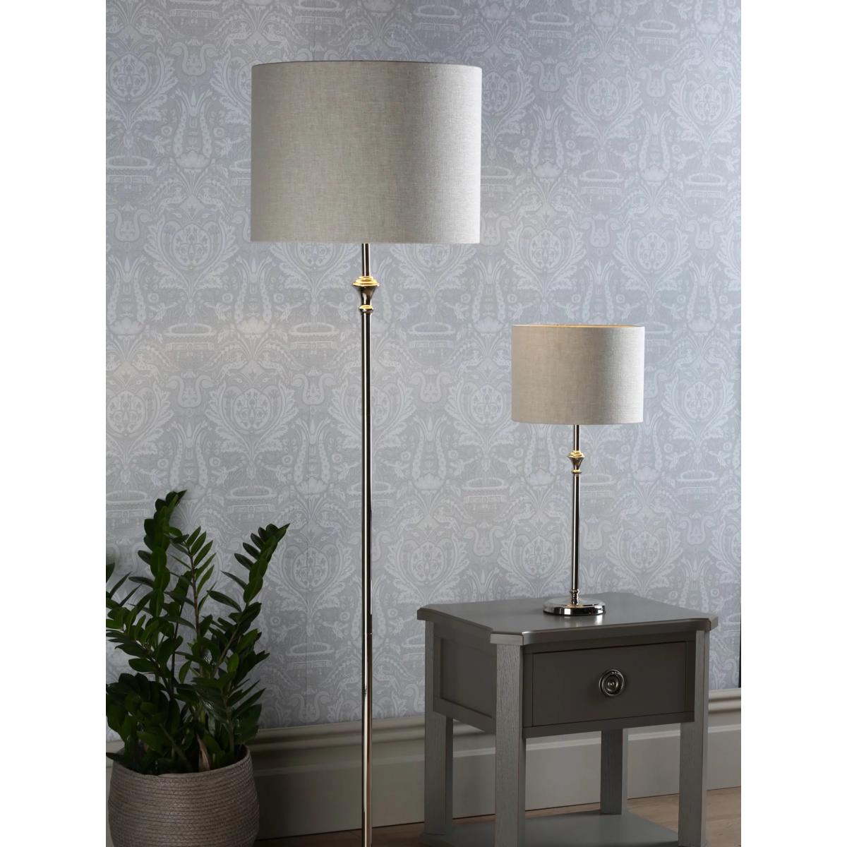 Laura Ashley Highgrove Table Lamp, Polished Nickel – image 5