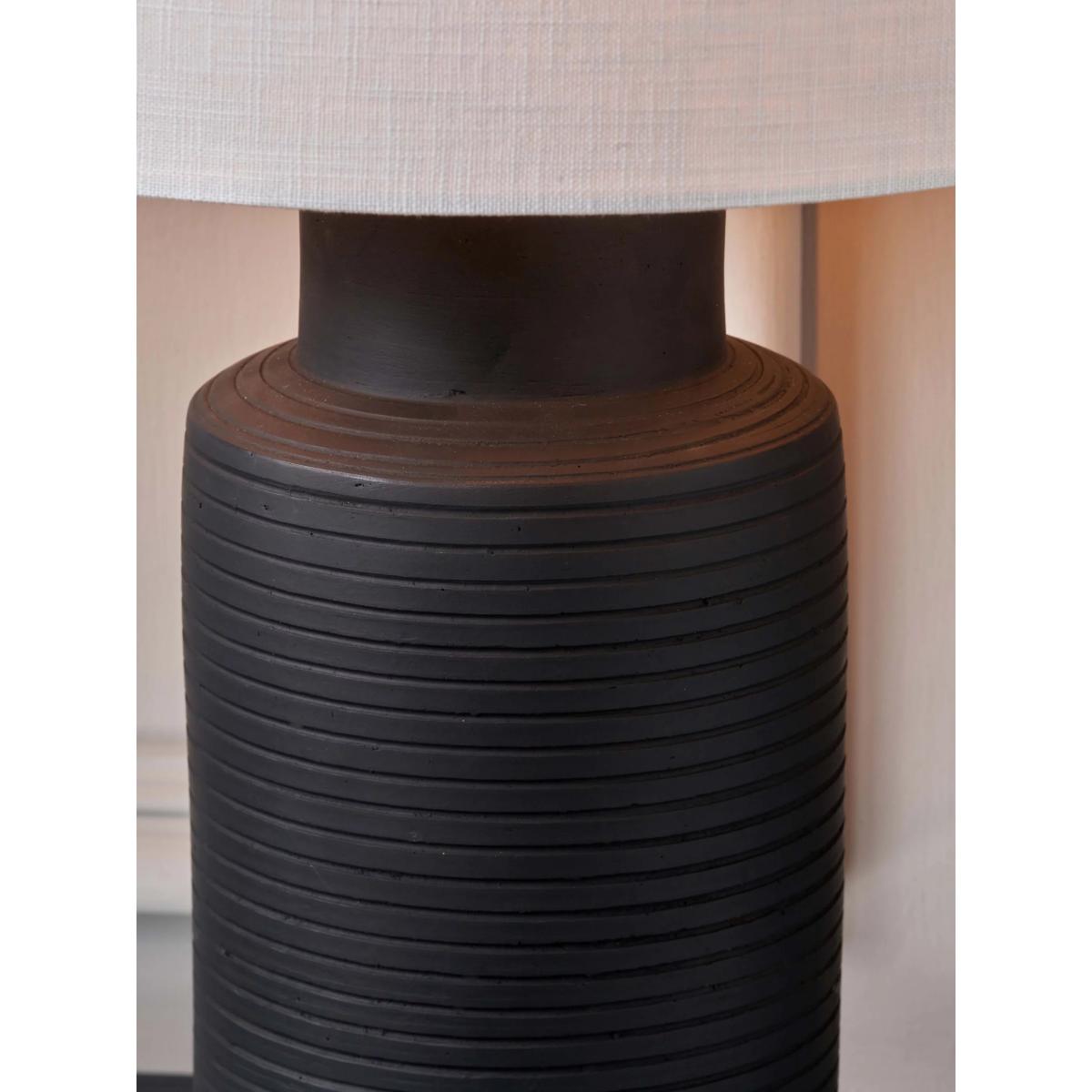 Pacific Lifestyle Sierra Terracotta Table Lamp, Black – image 4