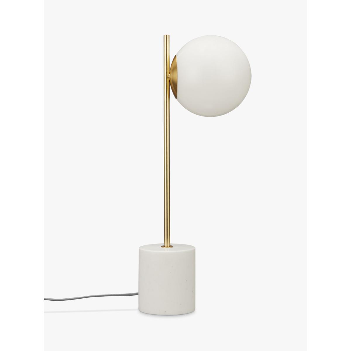 west elm Sphere + Stem Table Lamp, Brass – image 2
