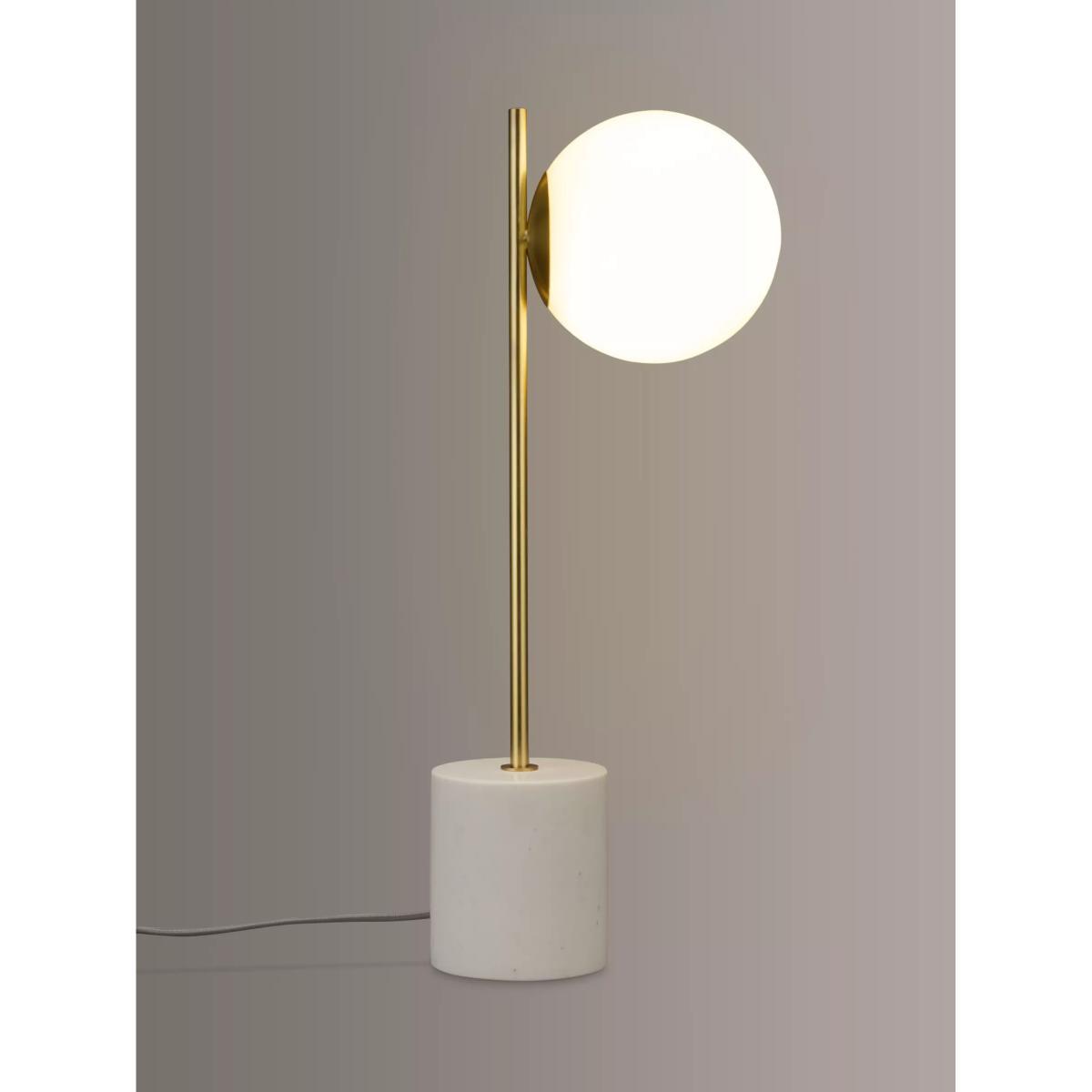 west elm Sphere + Stem Table Lamp, Brass – image 3