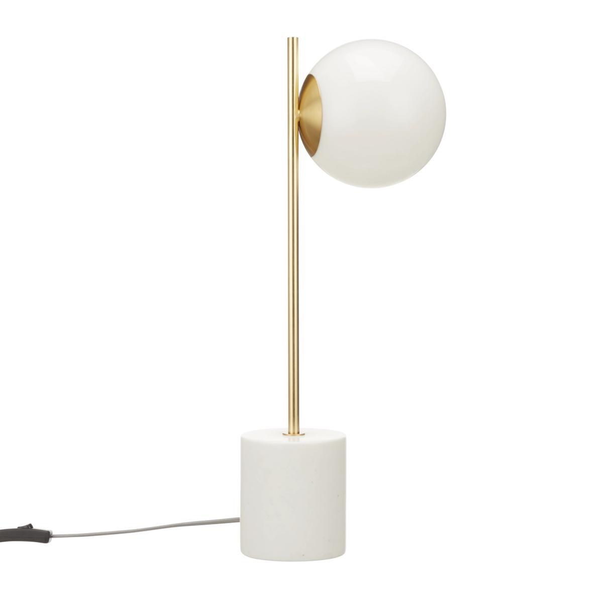 west elm Sphere + Stem Table Lamp, Brass – image 4