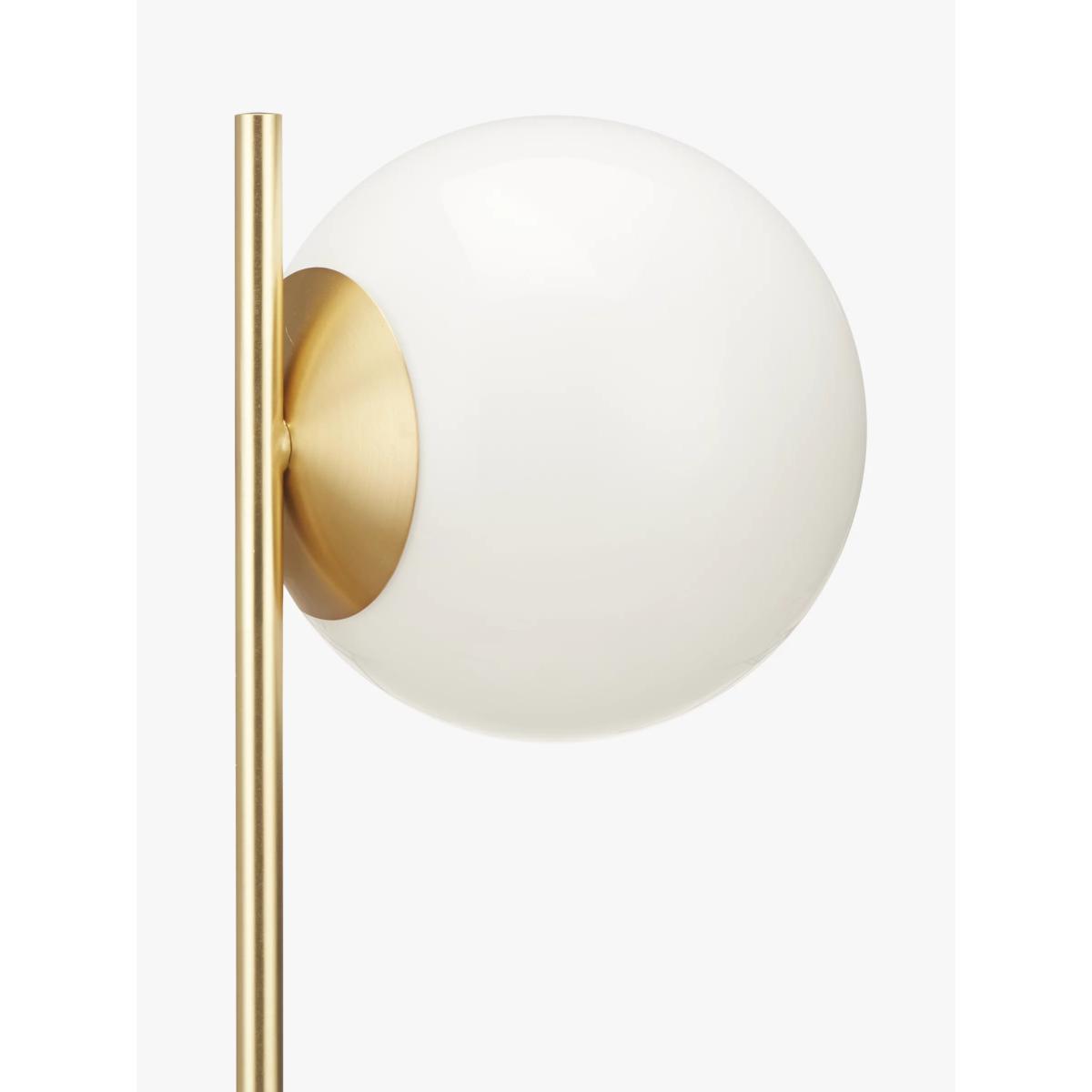 west elm Sphere + Stem Table Lamp, Brass – image 7