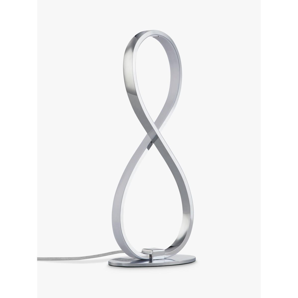 John Lewis & Partners Ora LED Table Lamp, Chrome – image 2