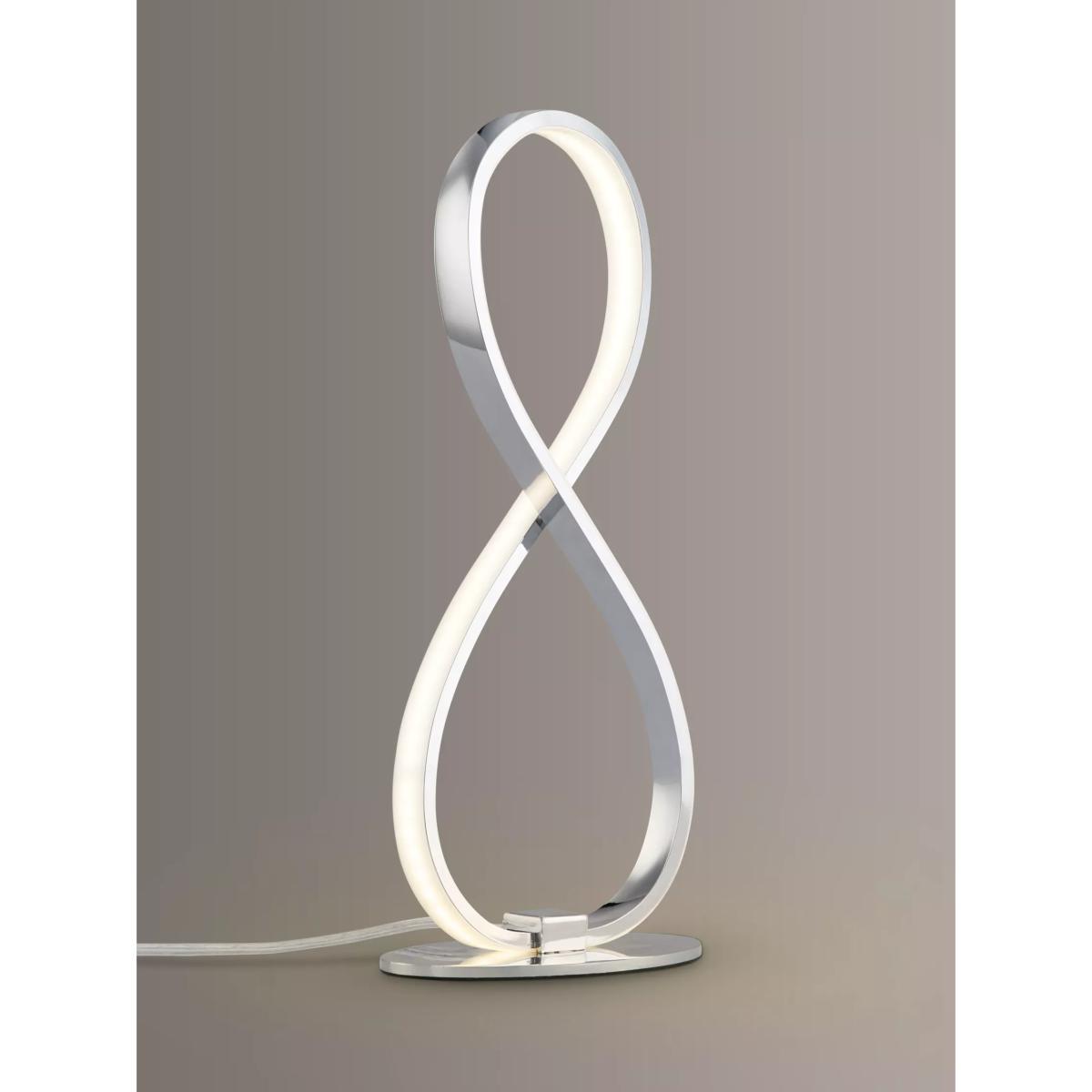 John Lewis & Partners Ora LED Table Lamp, Chrome – image 1