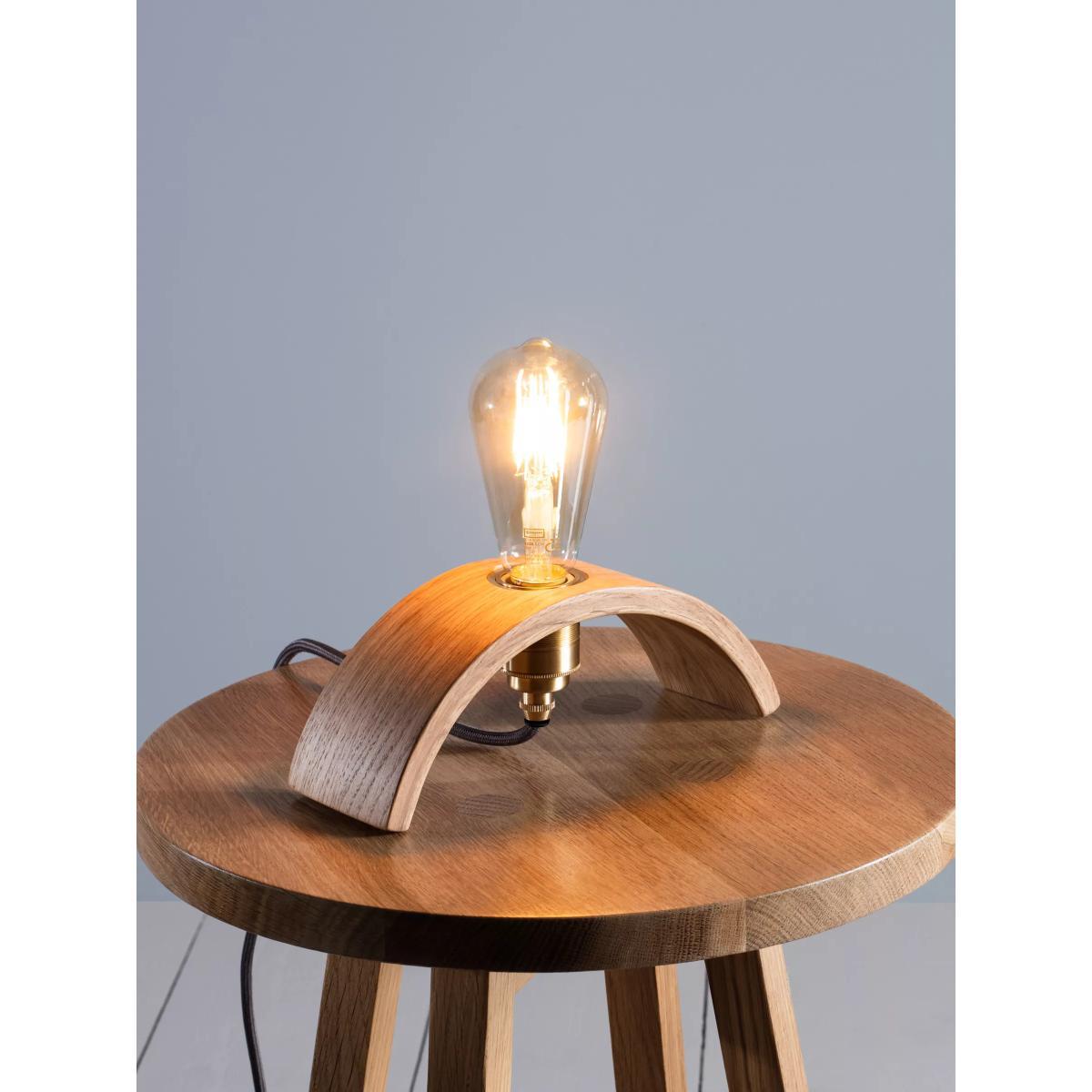 Tom Raffield Archer Table Lamp, Oak – image 2