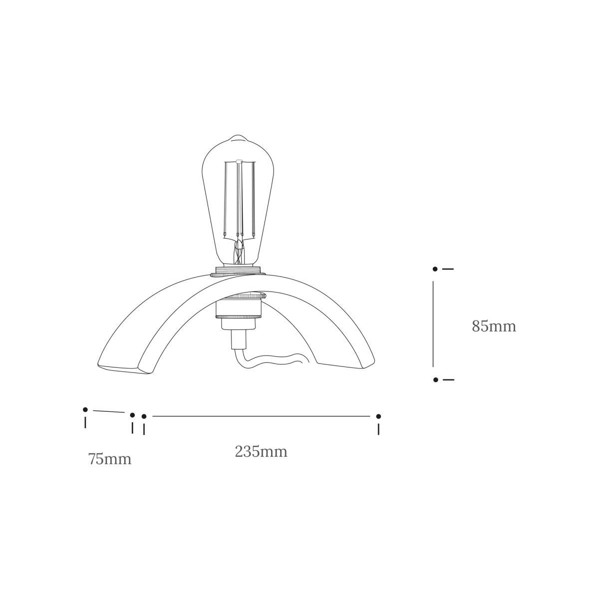 Tom Raffield Archer Table Lamp, Oak – image 4