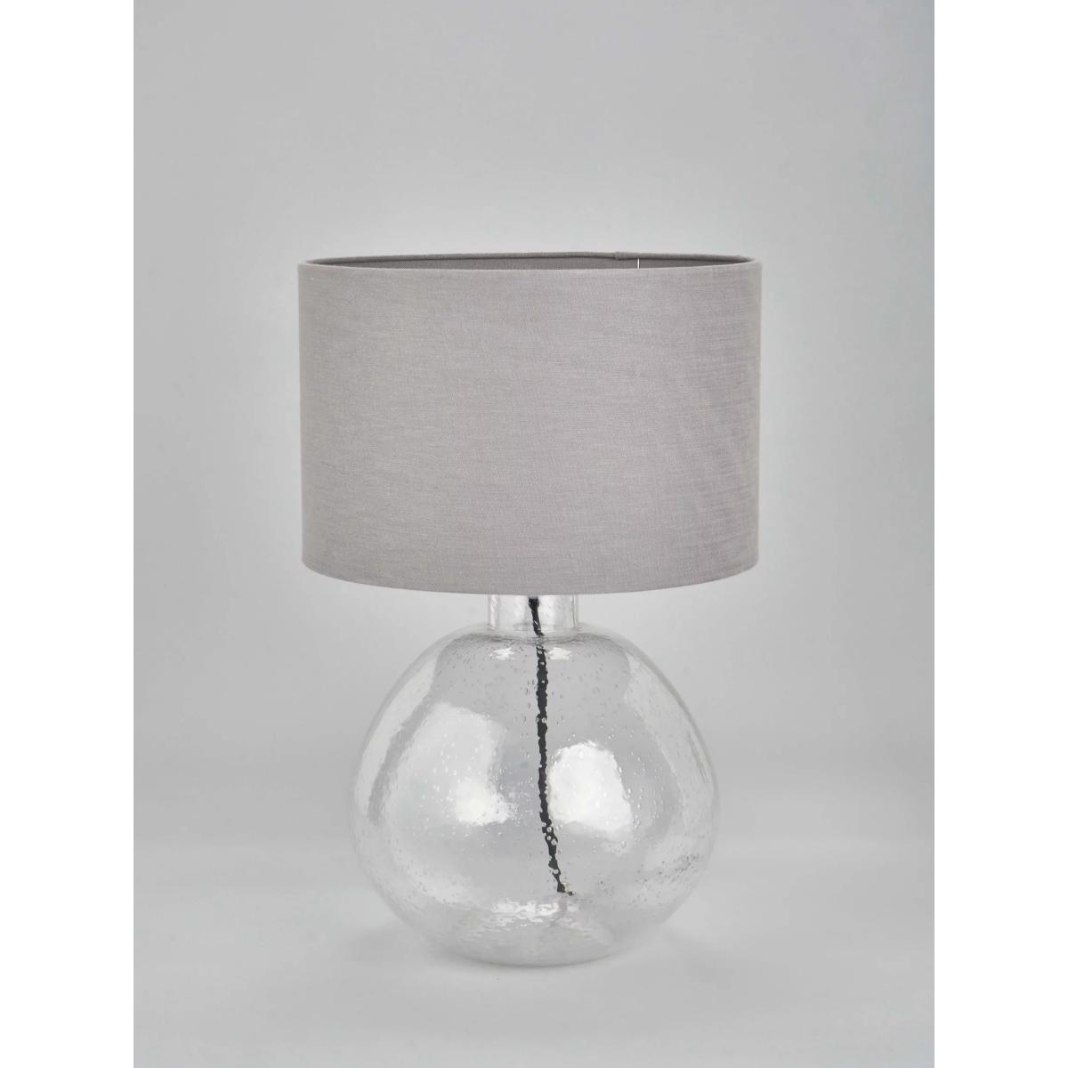 Pacific Lifestyle Beja Glass Table Lamp, Clear – image 2