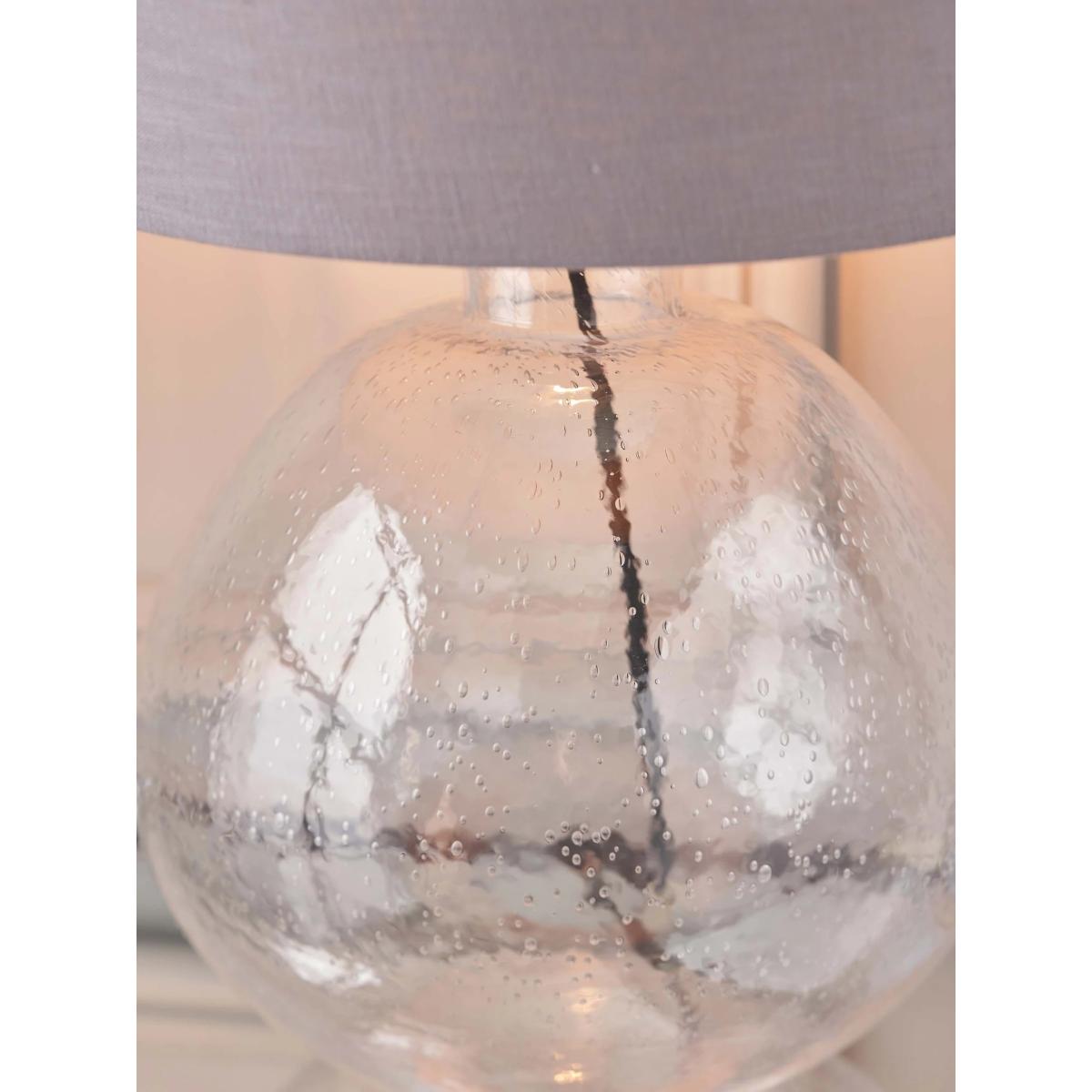 Pacific Lifestyle Beja Glass Table Lamp, Clear – image 4