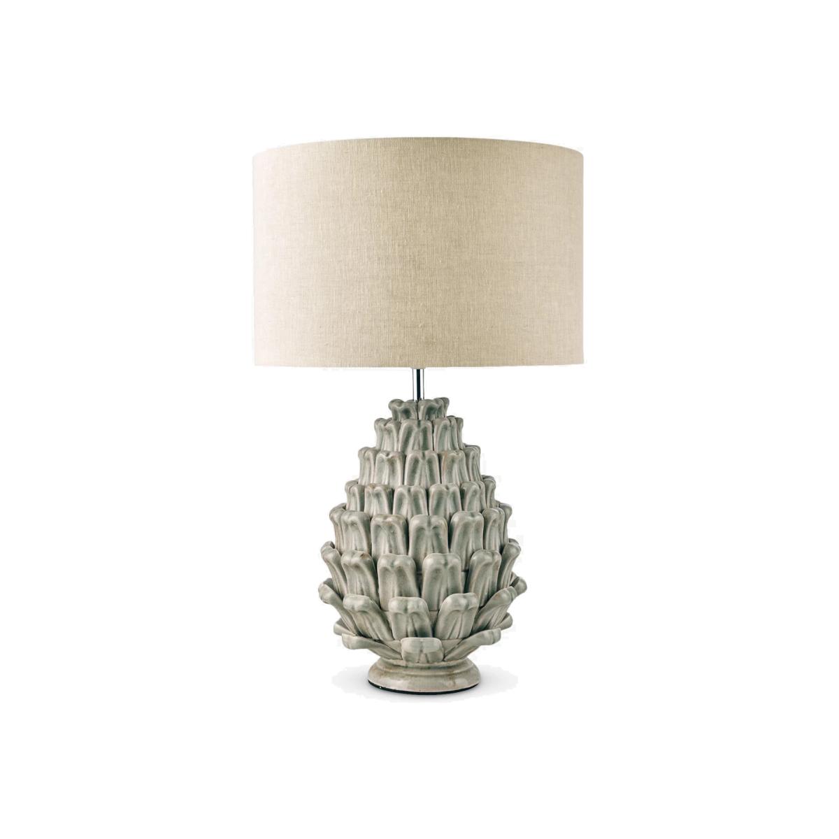 Laura Ashley Olwen Ceramic Table Lamp, Green/Grey – image 1