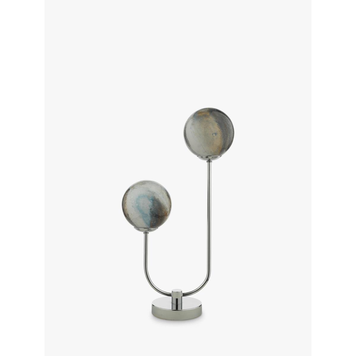 Där Mikara Glass Table Lamp, Polished Chrome – image 2